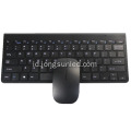 Kombinasi Keyboard dan Mouse Nirkabel Hitam